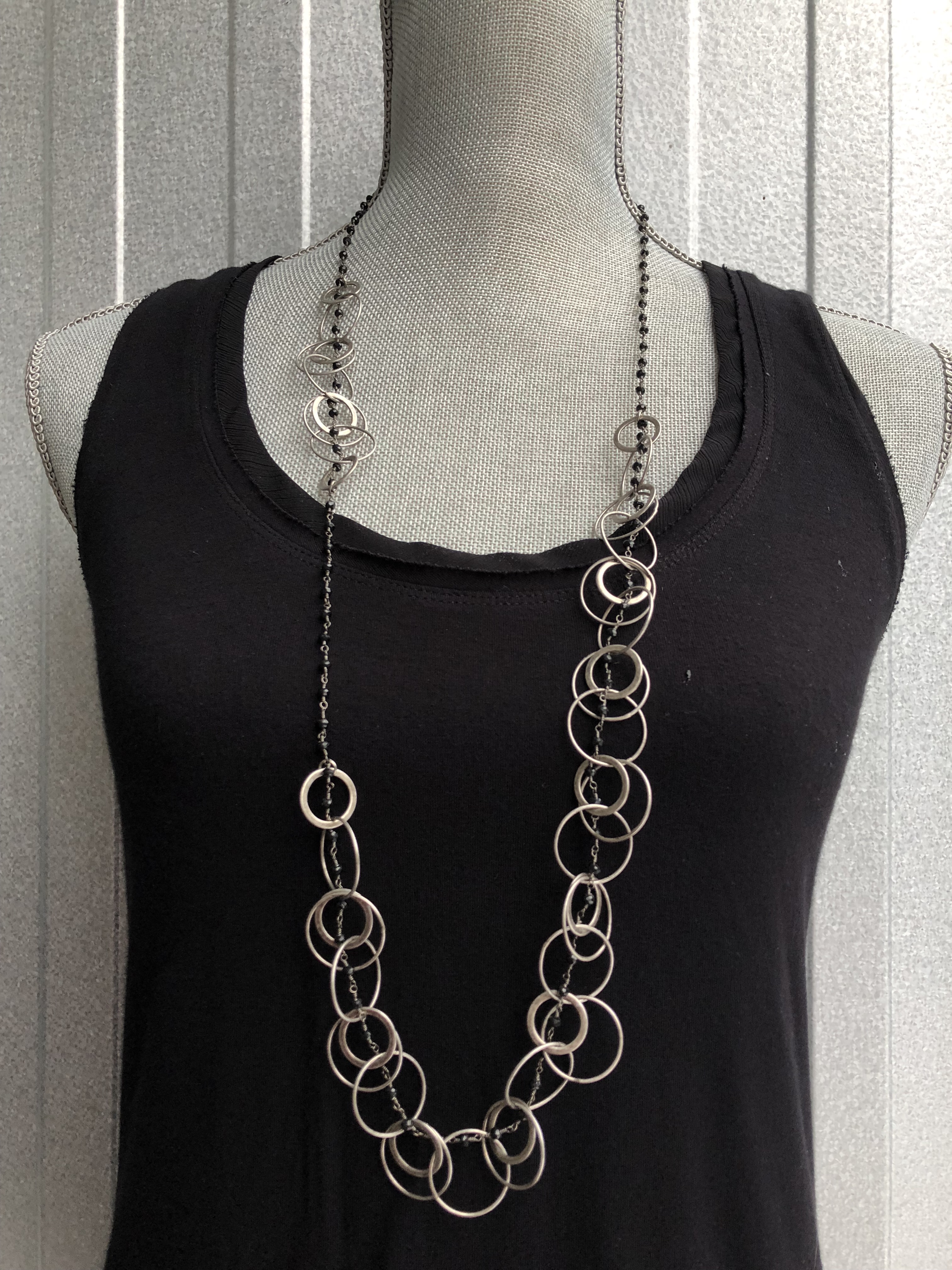 Onyx Large Link Chain Necklace - SASS Designs | Whistler BC
